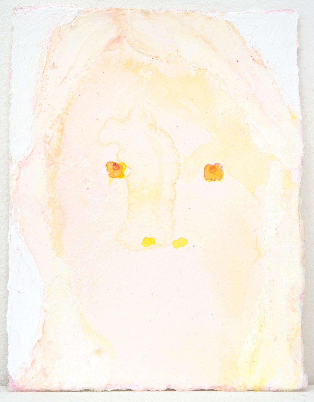  "Character", Acrylic on 600 gr aquarelle paper, 19 x 14 cm, Studio 44 © 2010 Kenneth Pils