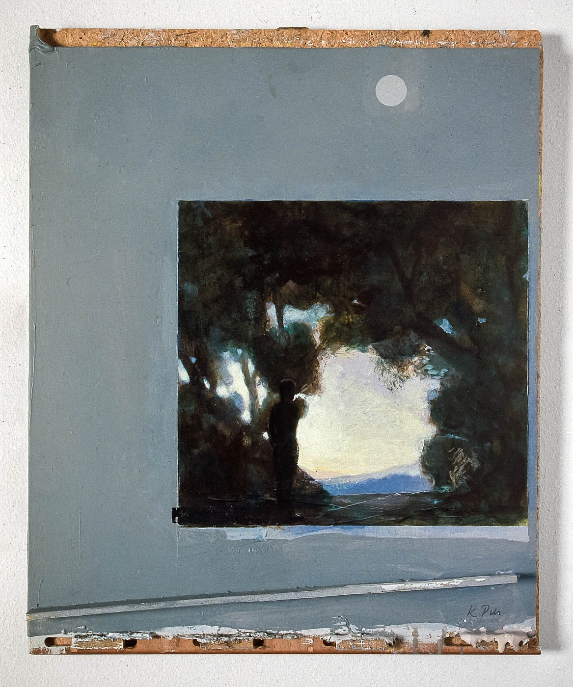 "Wanderer", Acrylic on wood and cardboard, 40 x 30 x 3 cm © Kenneth Pils