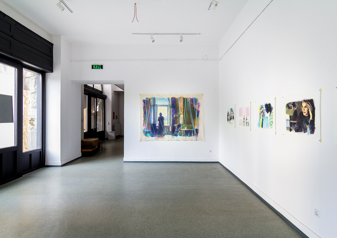 Kenneth pils - Exhibition view. Art Nouveau Gallery of the UAP Mures organization in Transylvania