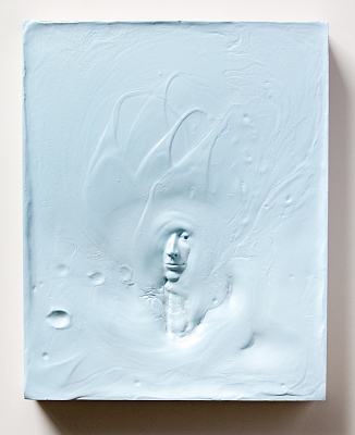 "Wall", plaster paint, 20 x 30 x 4 cm, 2012 © Kenneth Pils