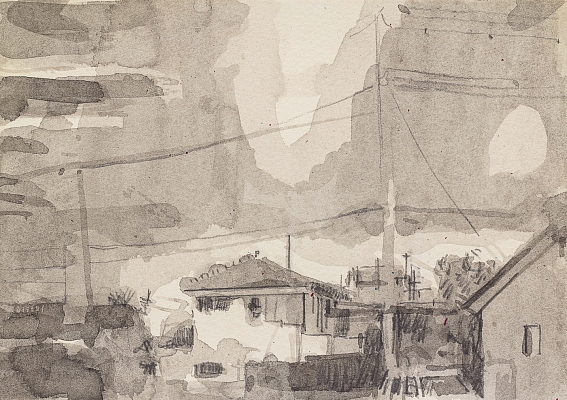 2015-04-10, from the series diaries 21x15cm, aquarelle on paper