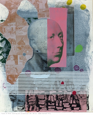 State of Mind, mixed media print